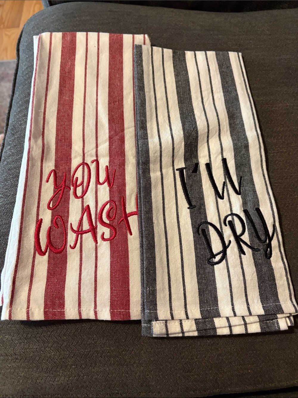 NWOT You Wash I’ll Dry Tea Towel Set